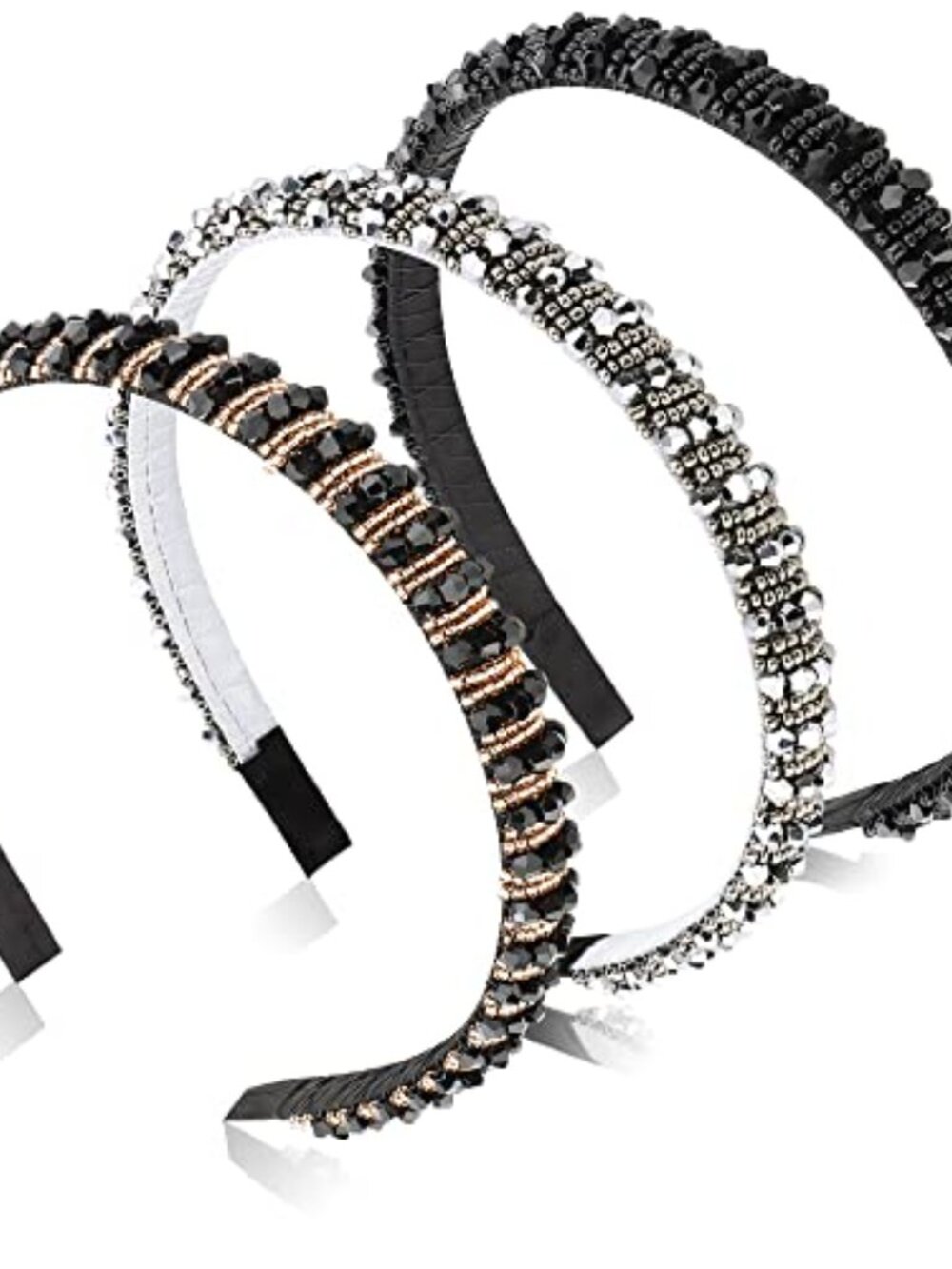 Beaded Crystal Rhione Dressy Headbands for Women‎ and Girls - Diamond